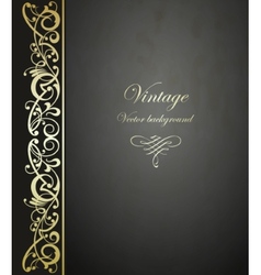 Vintage background vector image