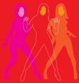 Lets dance vector image