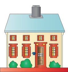 Small house vector image