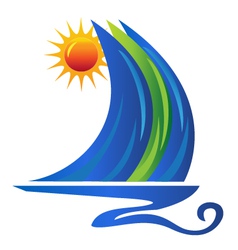 Boat symbol vector image