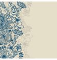 Floral background vector image