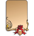 Holiday frame vector image