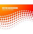 Abstract background with orange circle vector image