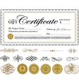 Vintage invitations vector image