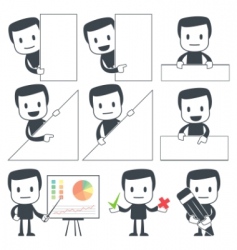 Icon man vector image
