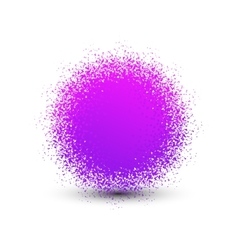 Abstract violet fluffy isolated sphere with shadow Abstract violet fluffy isolated sphere with shadow vector image