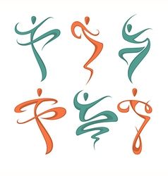 Abstract dancing Abstract dancing vector image