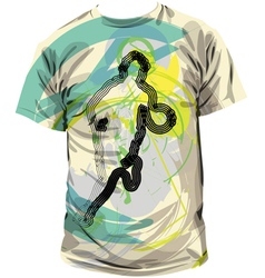 Basketball T-shirt vector image
