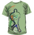 Football T-shirt vector image