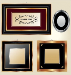 Frames set vector image