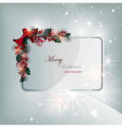 Christmas card vector image