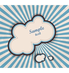 Speech bubbles vector image