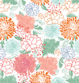 Vintage seamless floral pattern vector image