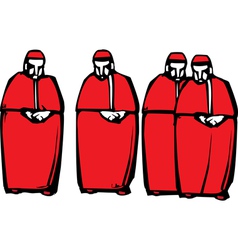 Cardinals vector image