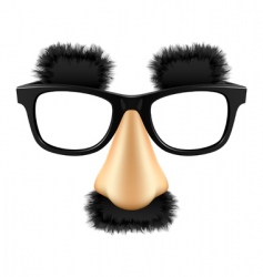 Funny mask vector image