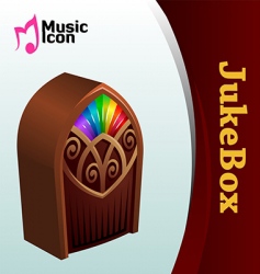 Music jukebox vector image