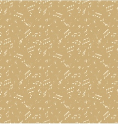Seamless abstract pattern with music symbols vector image
