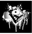 Turntable vector image