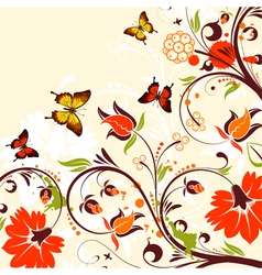 Flower Frame vector image