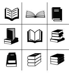 Book design elements vector image