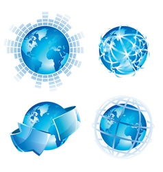 Global concepts vector image