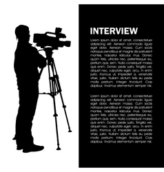 Cameraman vector image