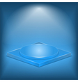 Blue stage vector image