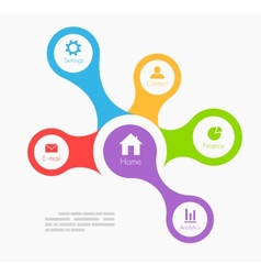 Site template vector image
