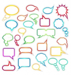 Bubbles set vector image