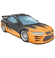 Sports car vector image