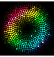 Abstract colorfu lights cyrcle vector image