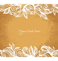 Absract floral background vector image