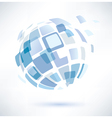 Abstract globe symbol vector image
