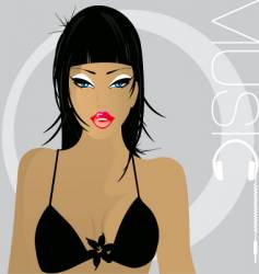 La musica vector image