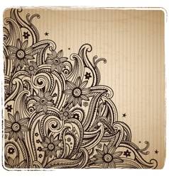 Beautiful ornament vector image