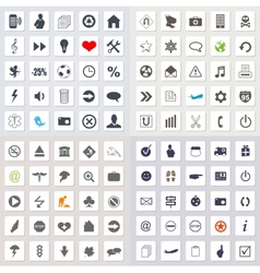 Set of web icons vector image