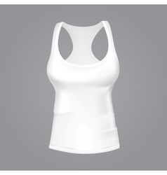 White Women T-shirt White Women T-shirt vector image