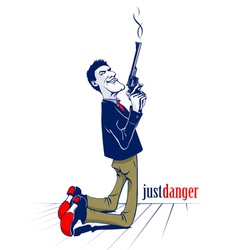 Gangster vector image