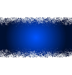 Snow background vector image