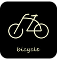 Bike icon vector image