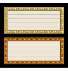 Border marquee vector image