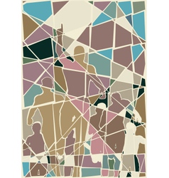 Winning mosaic vector image