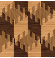 Wooden mosaic vector image