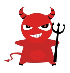 Devil vector image