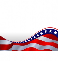 American flag background American flag background vector image