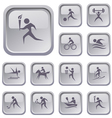 Sport buttons vector image