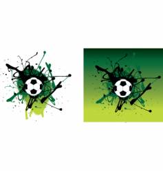 Football grunge vector image