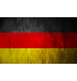 Grunge German flag vector image