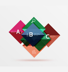 Square banner Square banner vector image