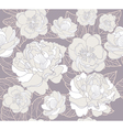 Seamless floral pattern or background with flowers vector image